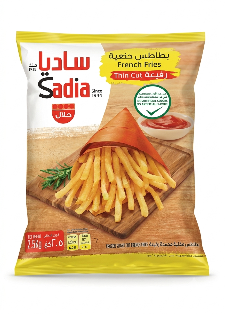 بطاطس مقلية ساديا 2.5 جم 