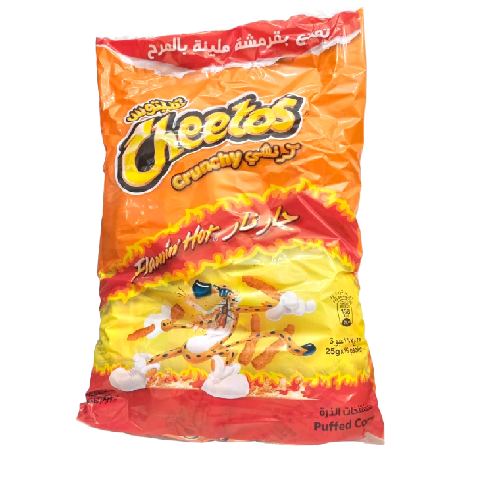  Cheetos flamin hot chips 25g 16pc 