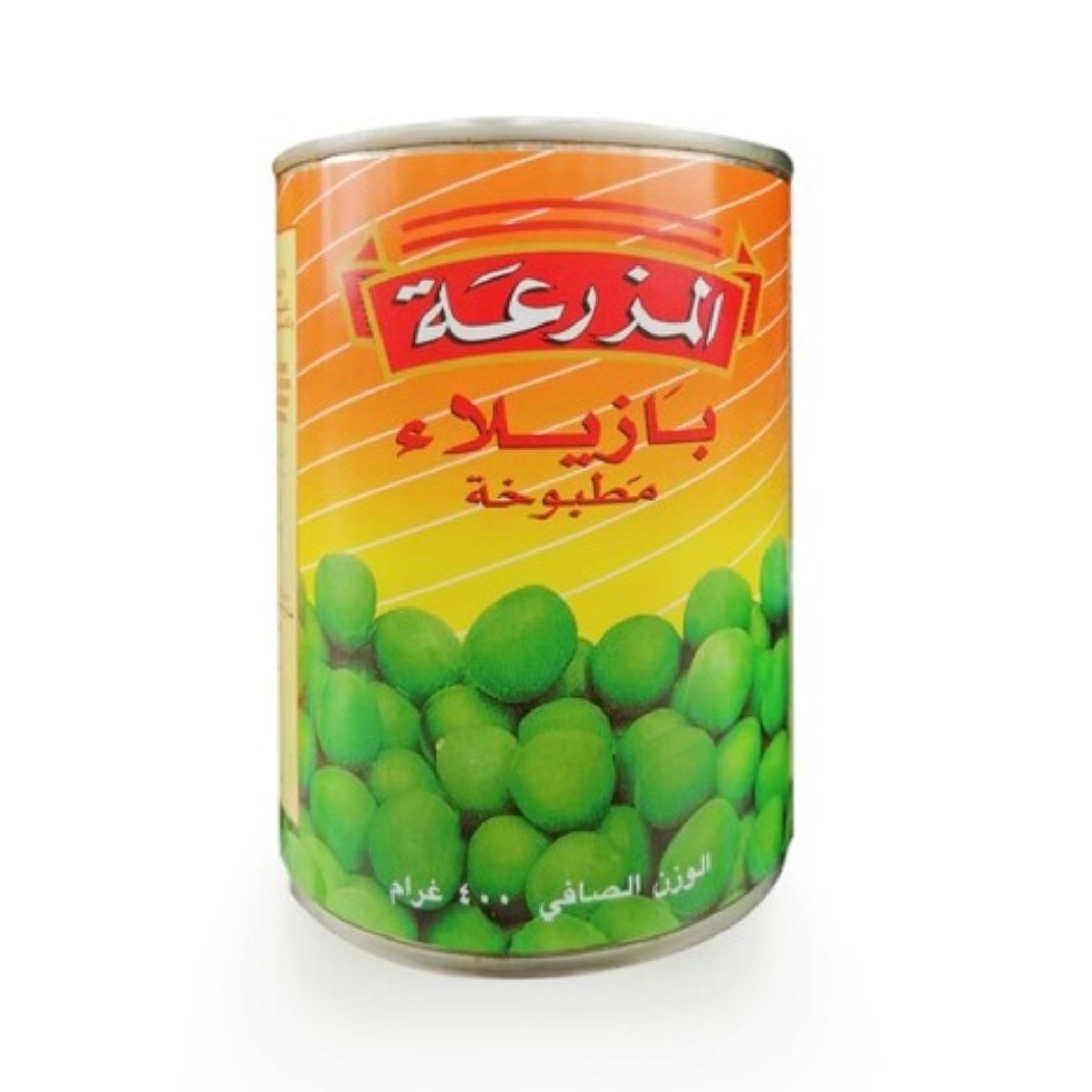  بازيلاء خضراء مطبوخه المزرعه 400 جم 