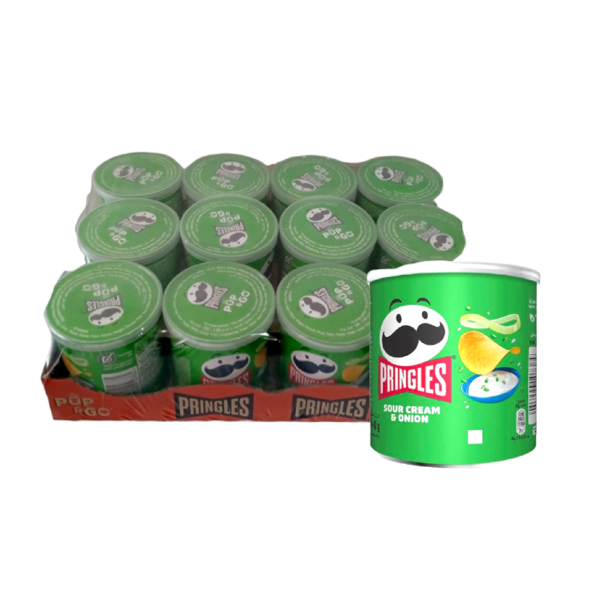  Pringles  sour cream and onion 40g 12pc 