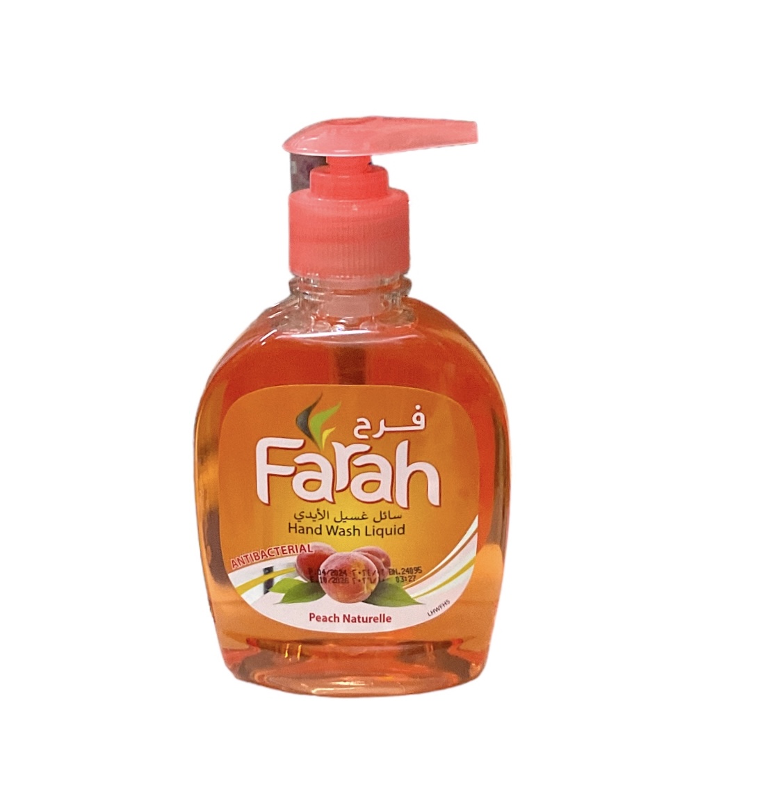  صابون سائل غسيل الايدي رائحة الخوخ فرح 270 مل 