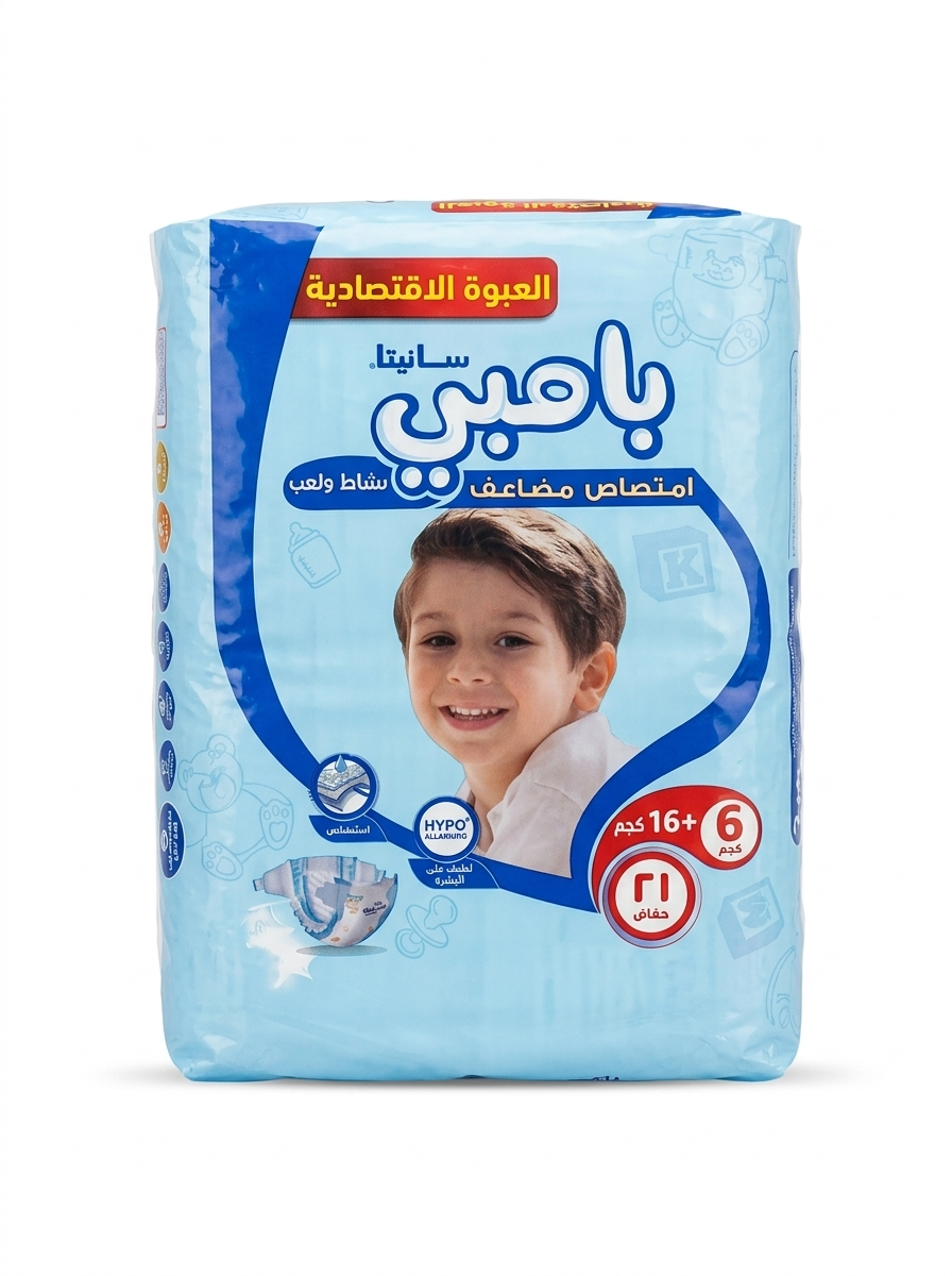  sanita mambi No.6 (16+KG) 21pcs 