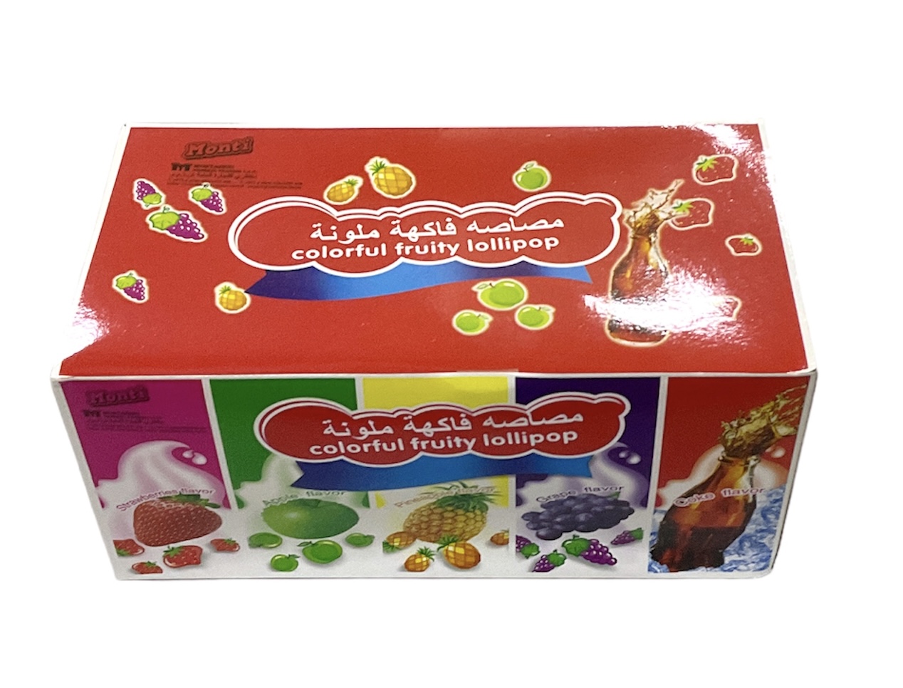  Colourful fruity lollipop monti 24 pcs 