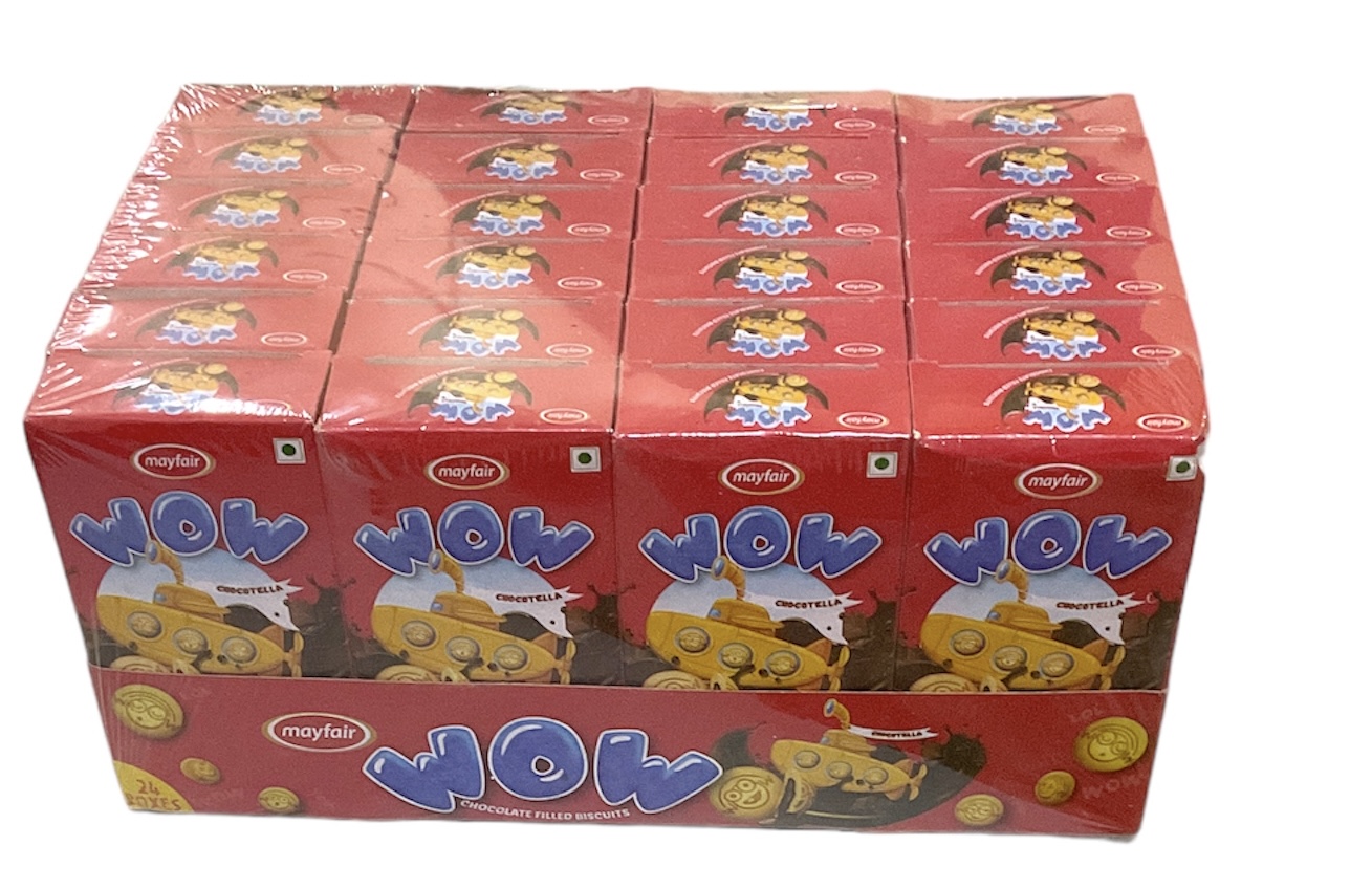  Wow chocolate filled biscuits Mayfair 24 pox 