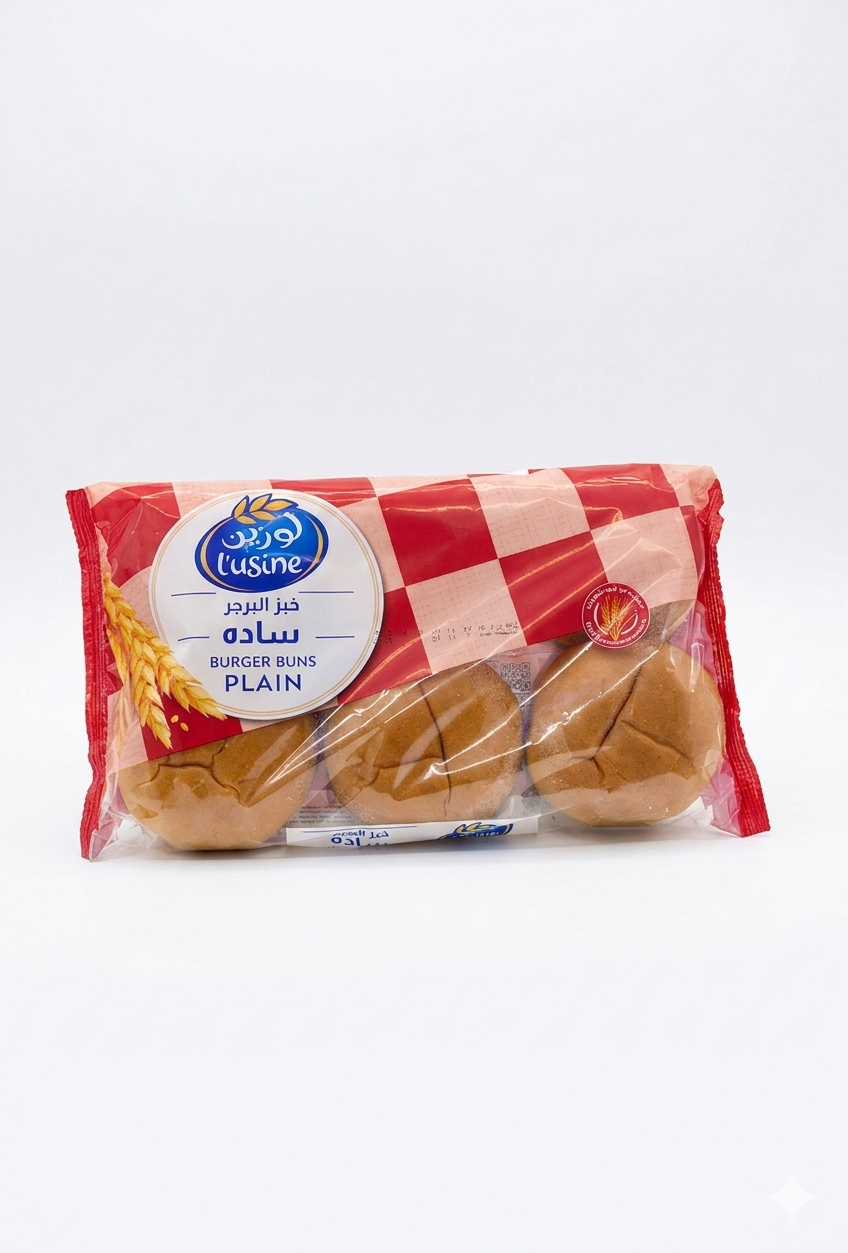  Burger buns plain lusine 400g 