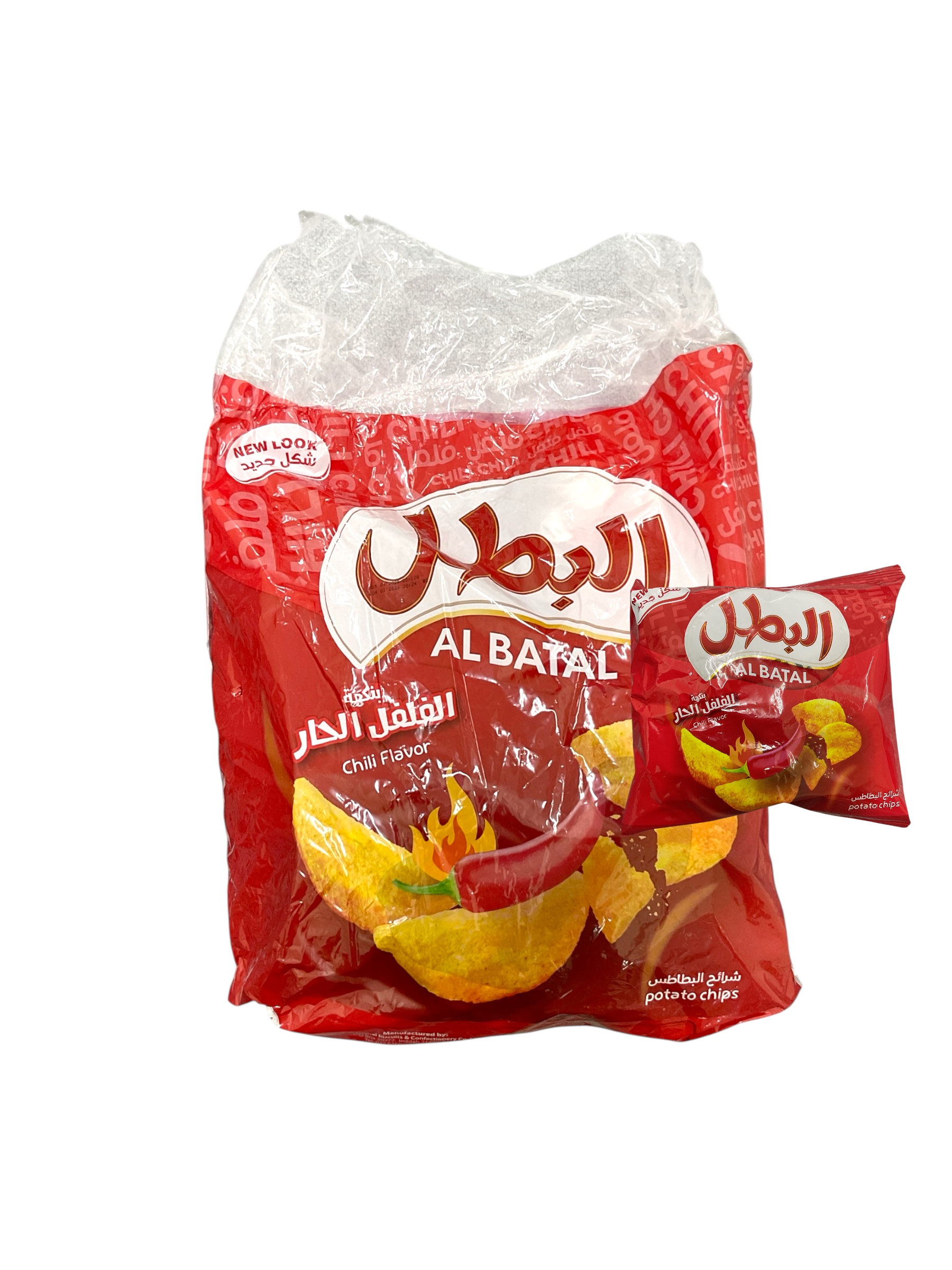  شبس البطل بالفلفل الحار 12جم*20حبه 