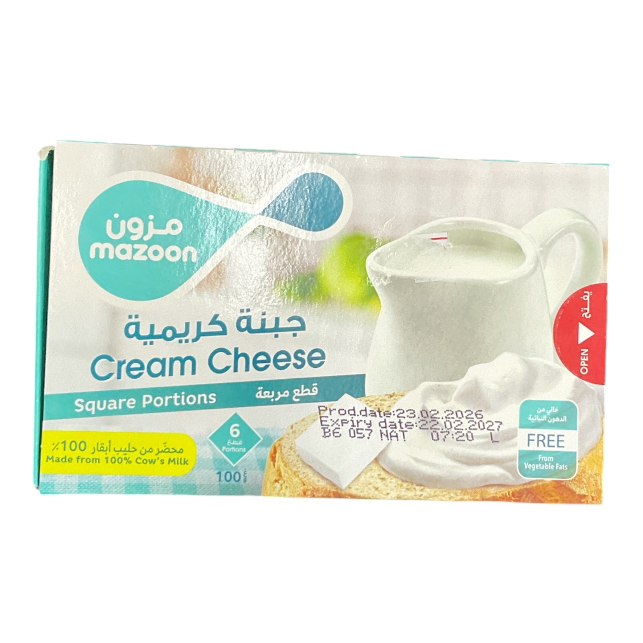  جبن كريمي مزون 6قطع 