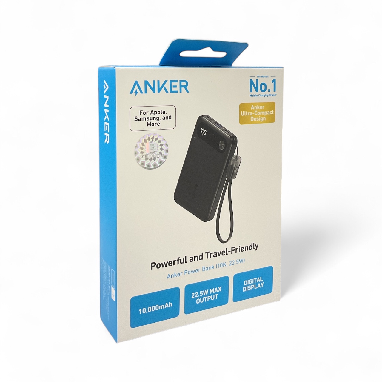  باور بانك شحن سريع مع وصله تايب سي انكر 22.5واط* 10000mAh 