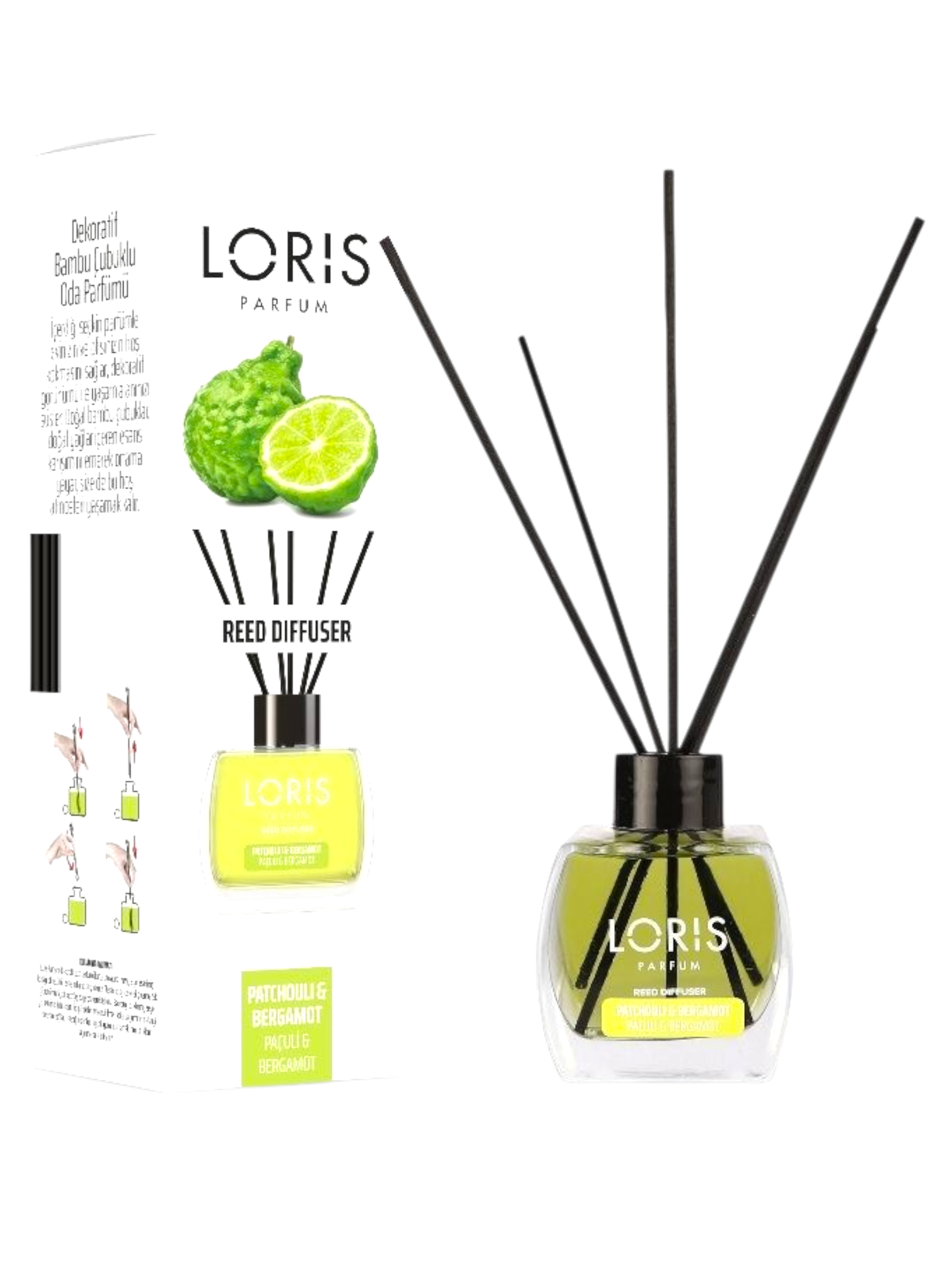  Loris parfum patcjolui and bergamot 120ml 