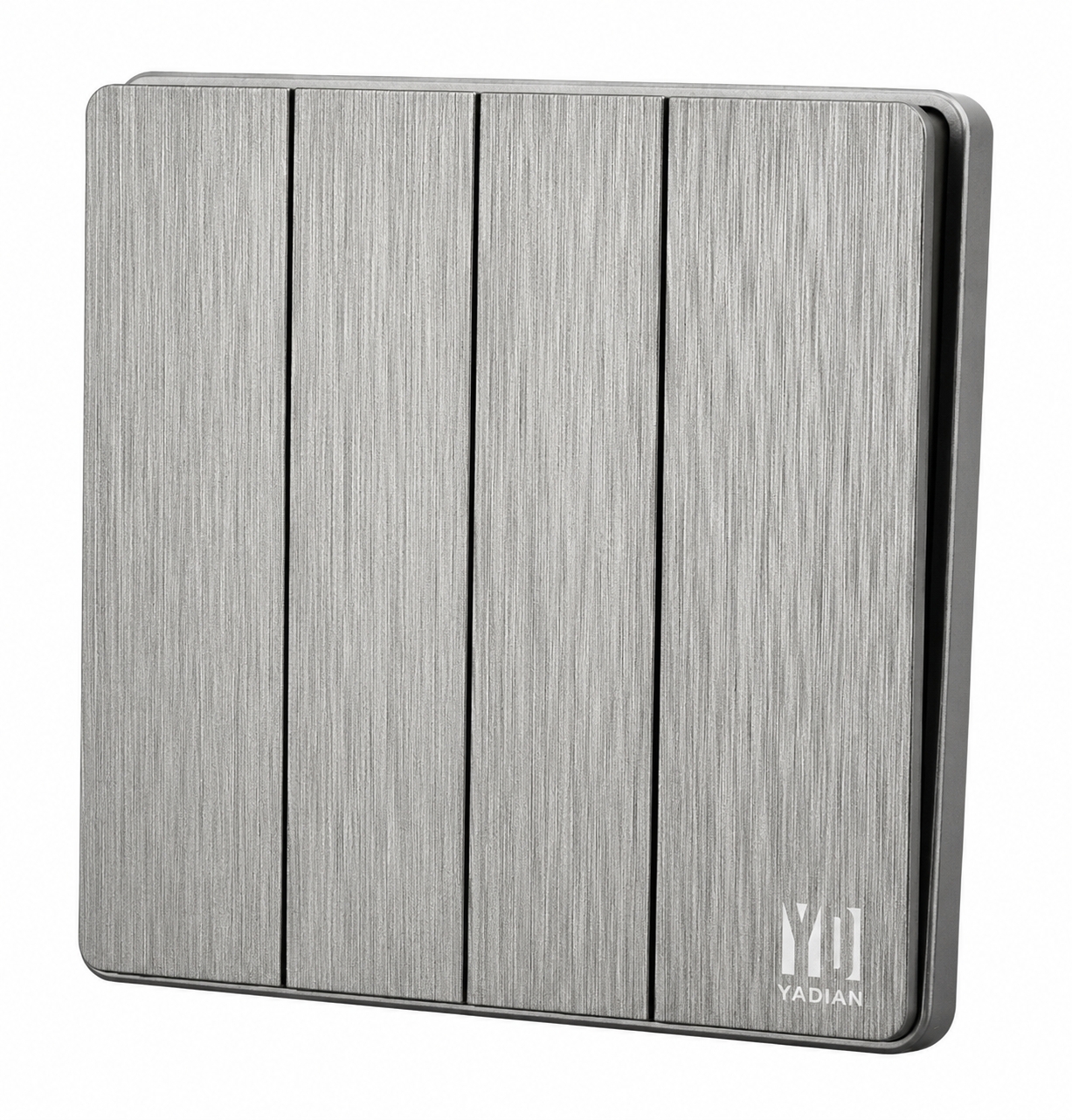 مفتاح دركسون رباعي رمادي 4 خطوط اتجاهين صناعة وطنية - GREY PIANO-402