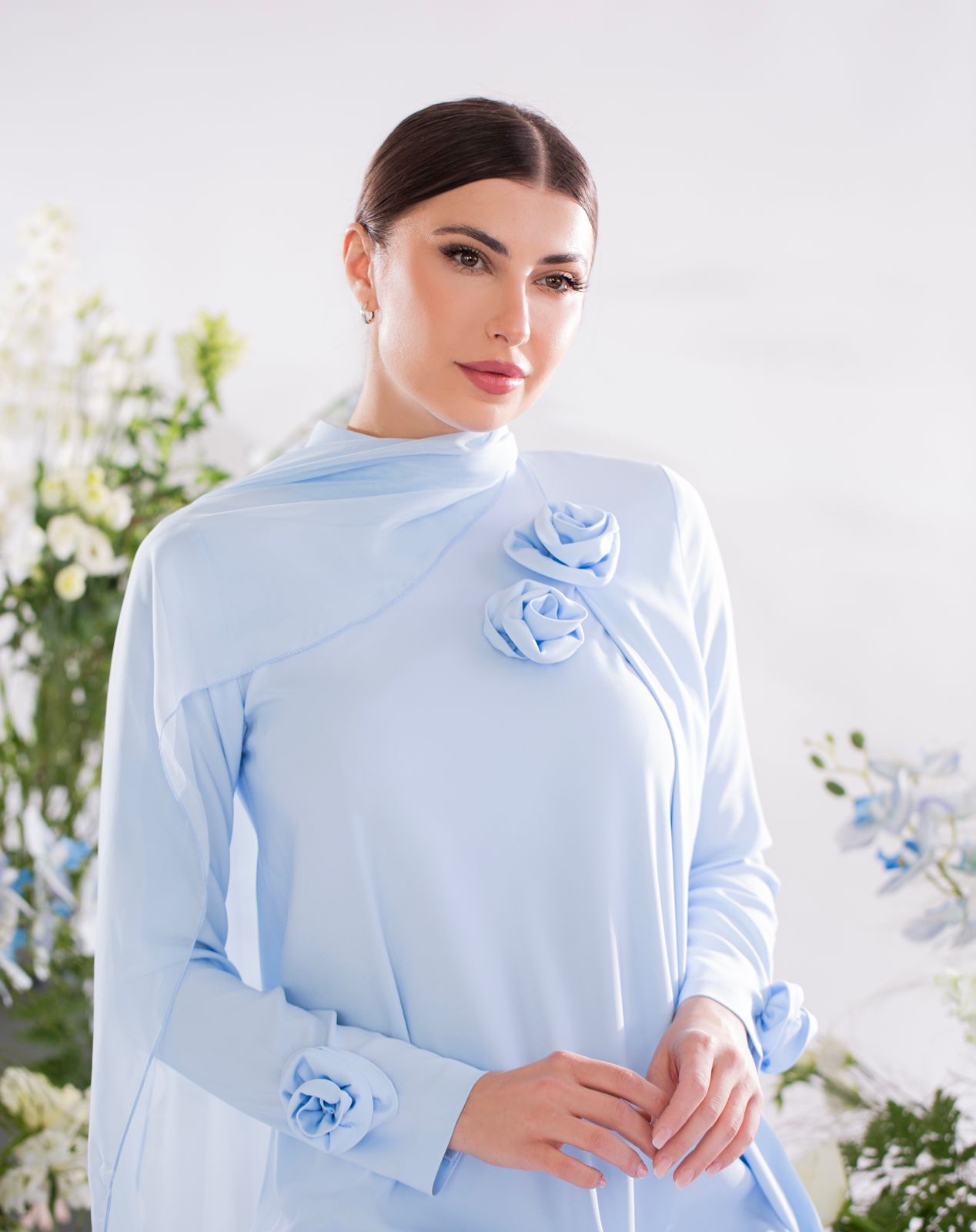 قفطان ازرق فاتح