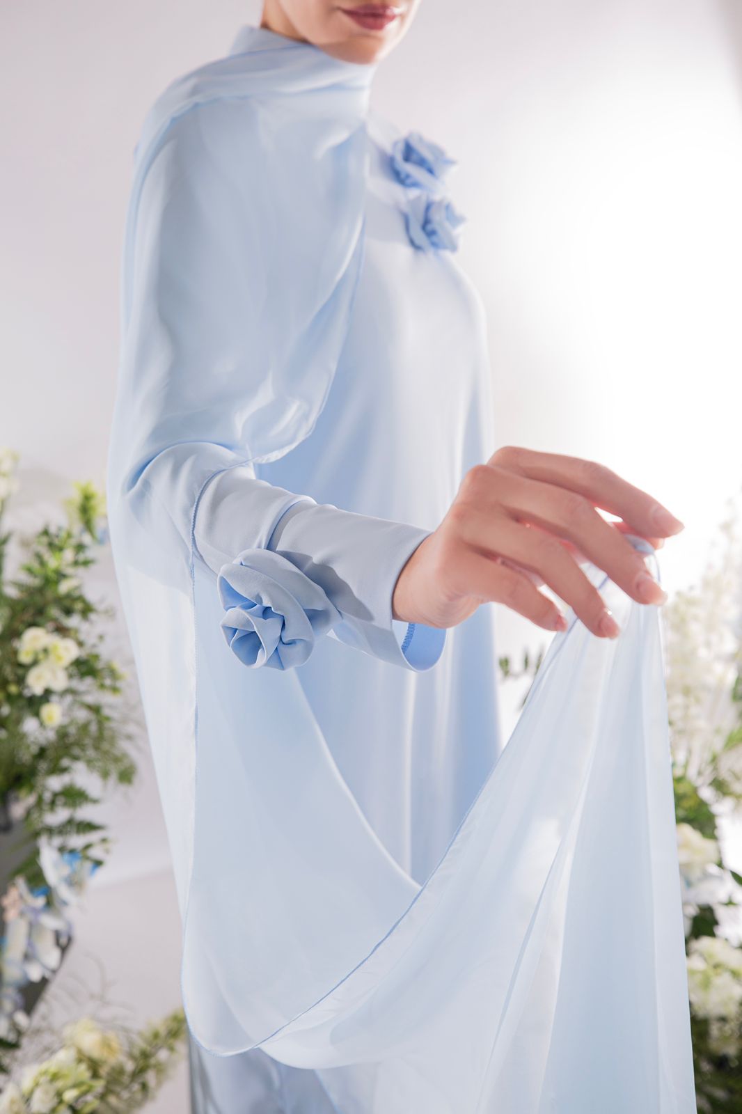 قفطان ازرق فاتح