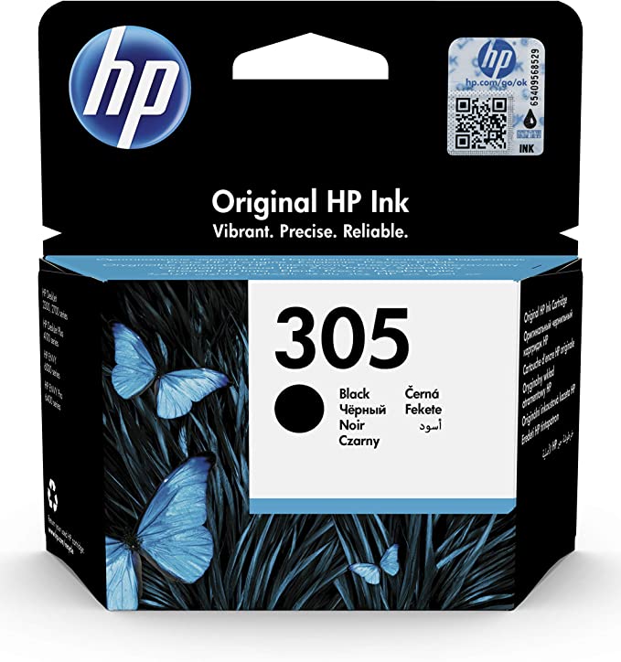 خرطوشة الحبر الأسود الأصلية HP 305 - 3YM61AE