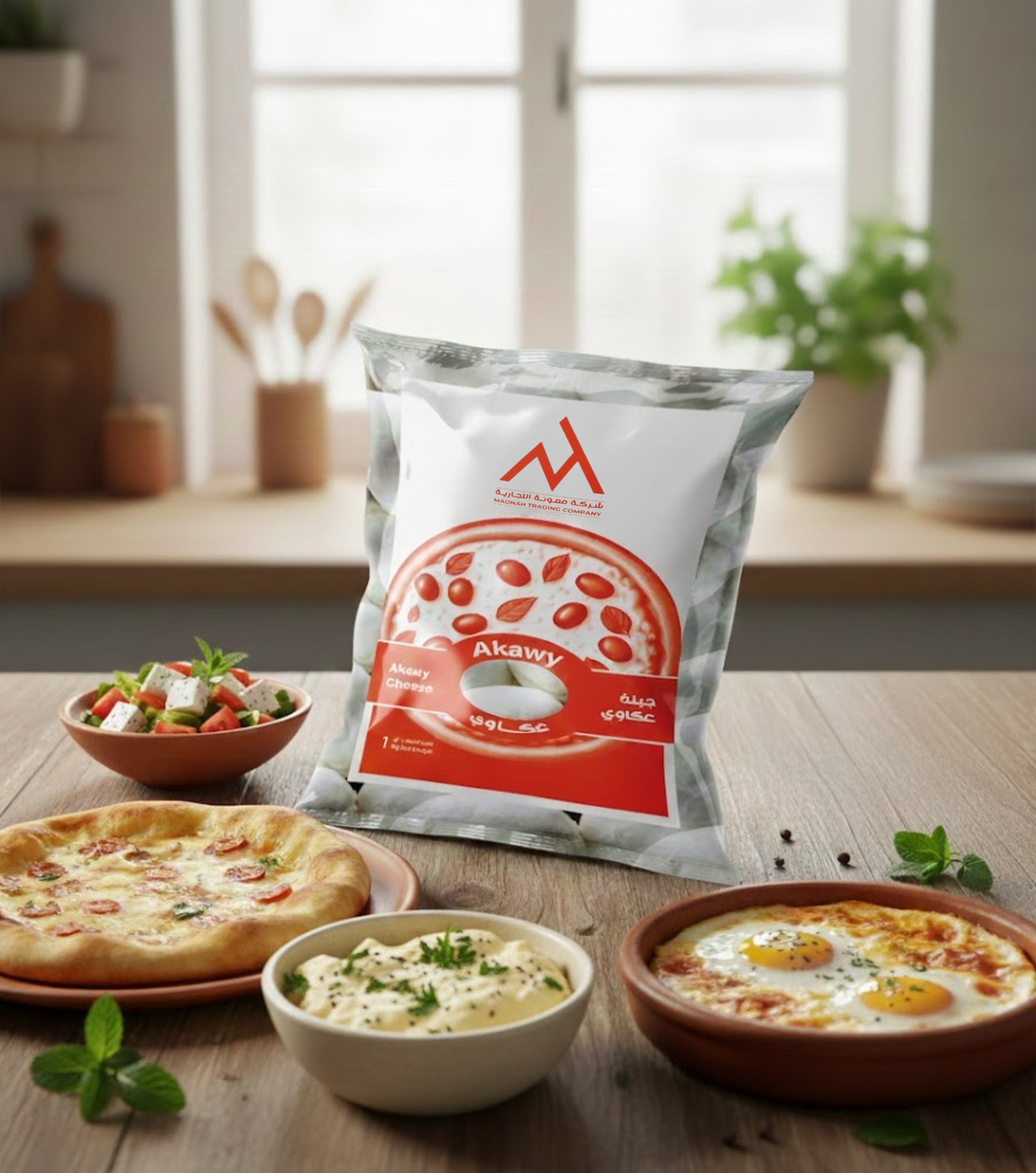معونة جبن عكاوي مبشورة 1 كيلو