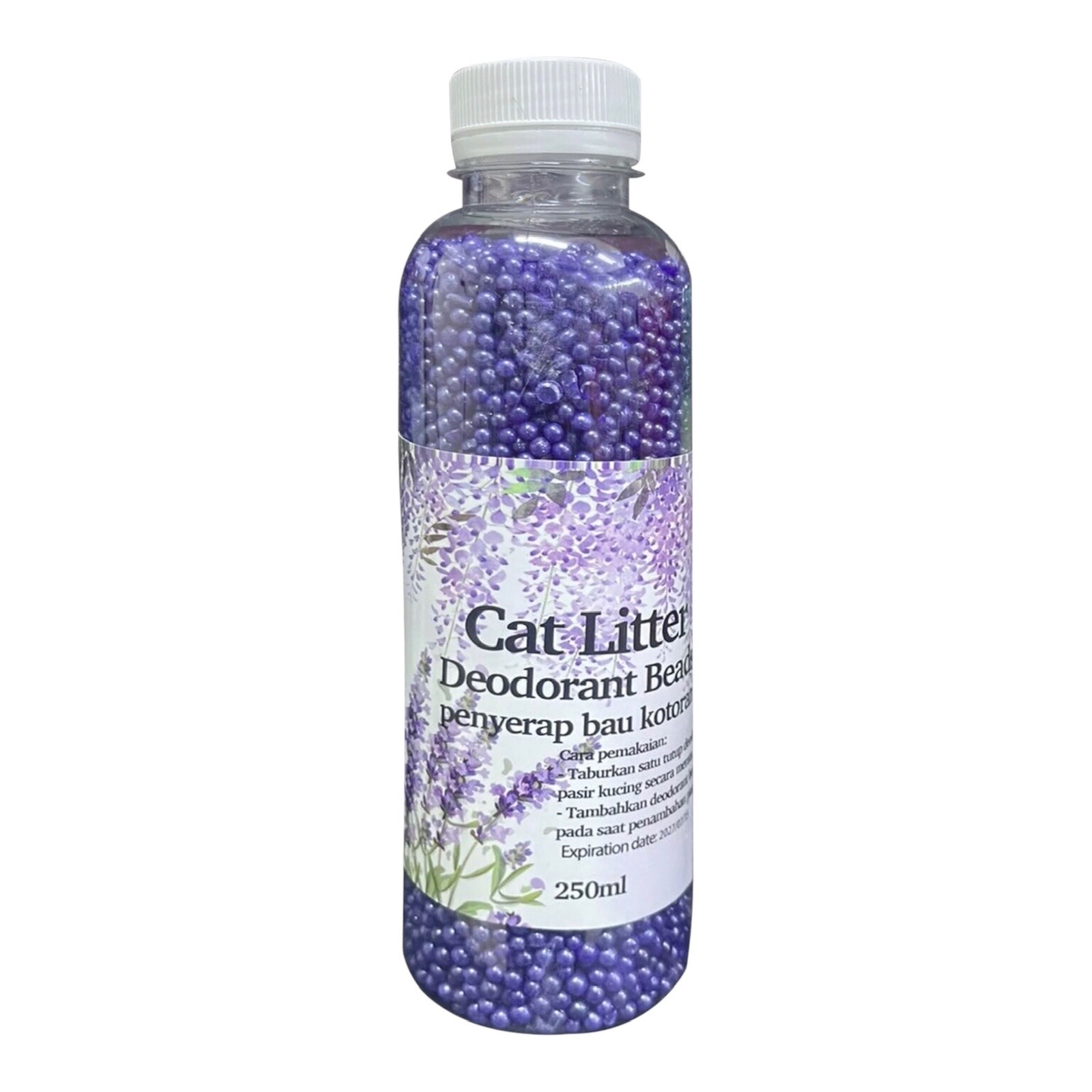 معطر رمل منعش برائحة الافندر للقطط 250ml
