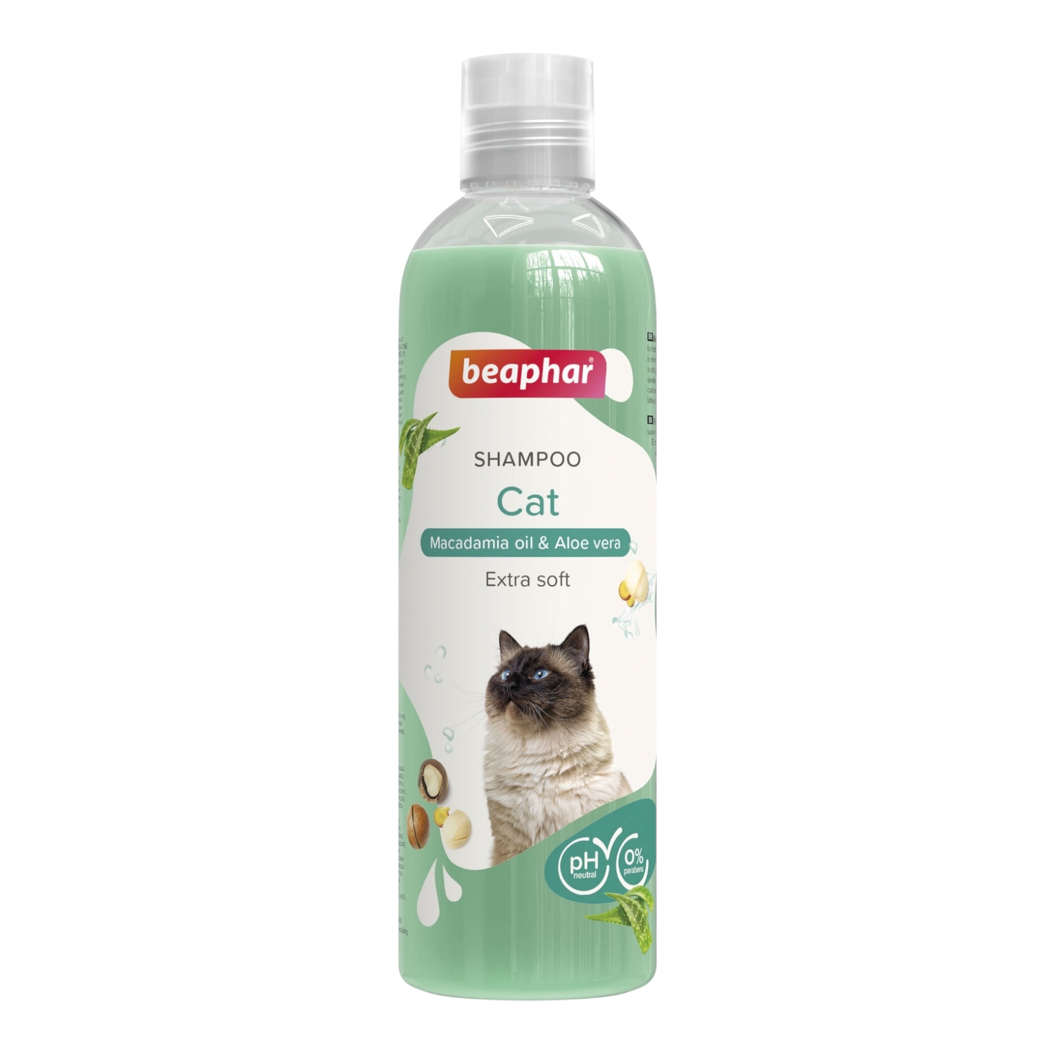 شامبو بيفار بالمكاديميا والصبار للقطط 250ml