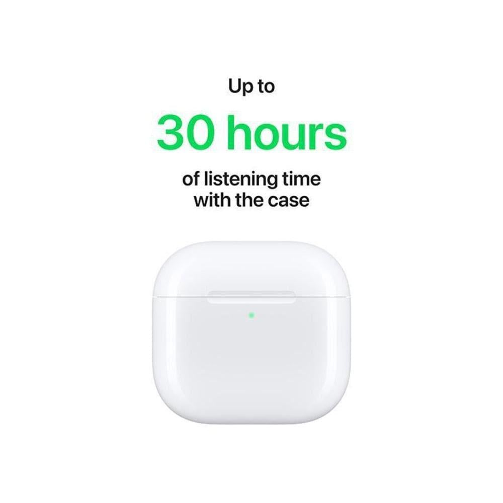 سماعات AirPods 4 بدون خاصية العزل