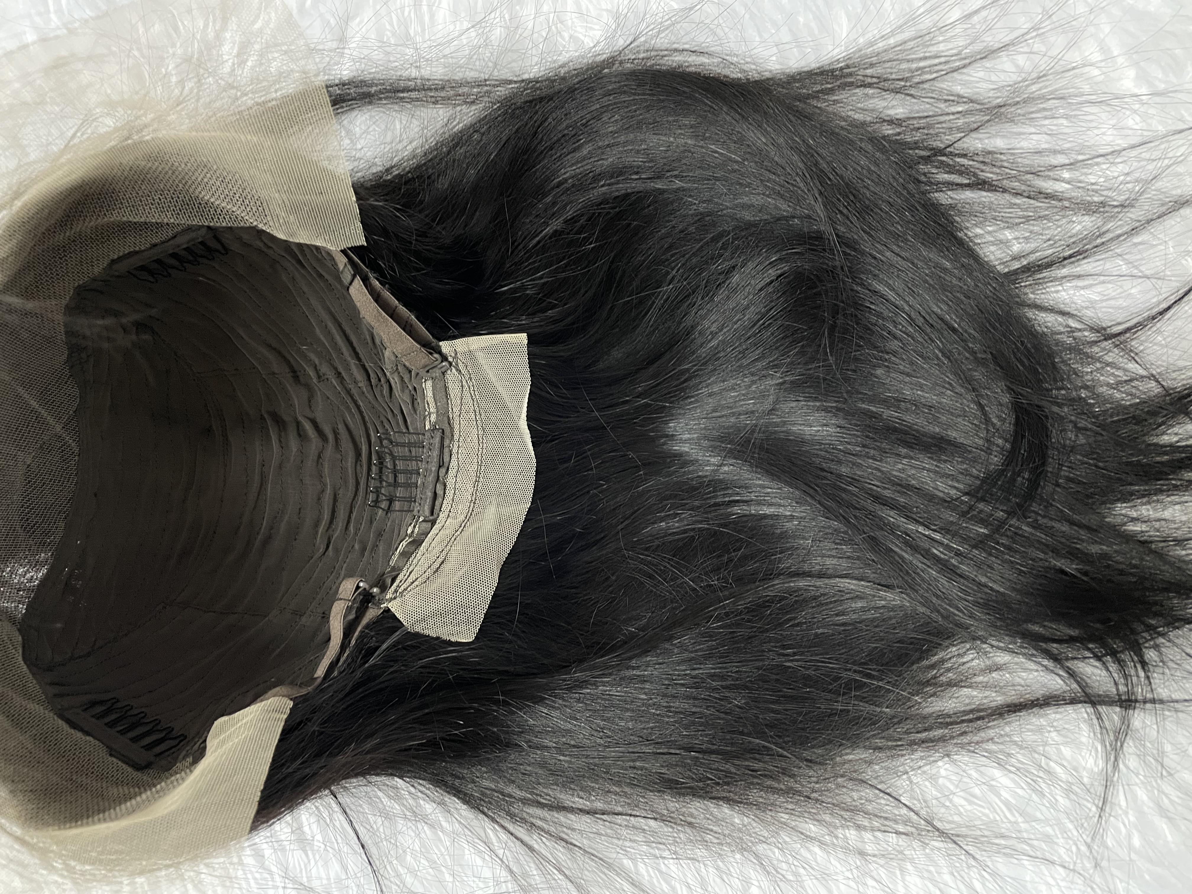 باروكة لميا 14 انش جذور دانتيل أمامية 100 % شعر طبيعي 