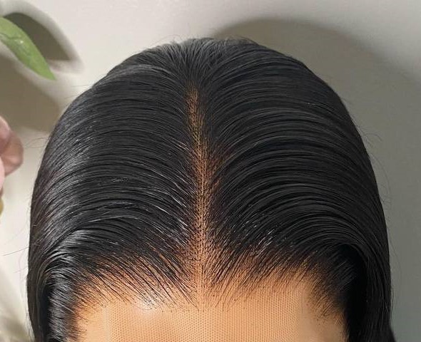 باروكة لما 16 انش جذور دانتيل كاملة شعر طبيعي برازيلي 100 % 