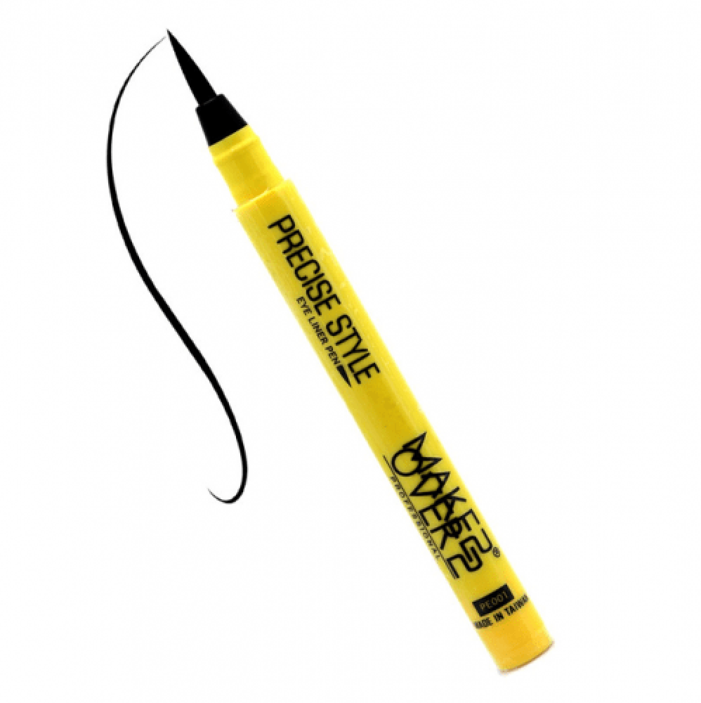 قلم كحل سائل بريشس ستايل مقاوم للماء من ميك اوفر22 - اسود -PE001