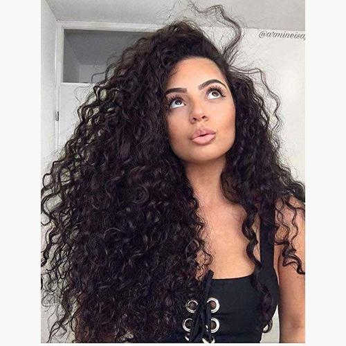 باروكة أسية 26 انش دانتيل أمامي شعر طبيعي 100 % 