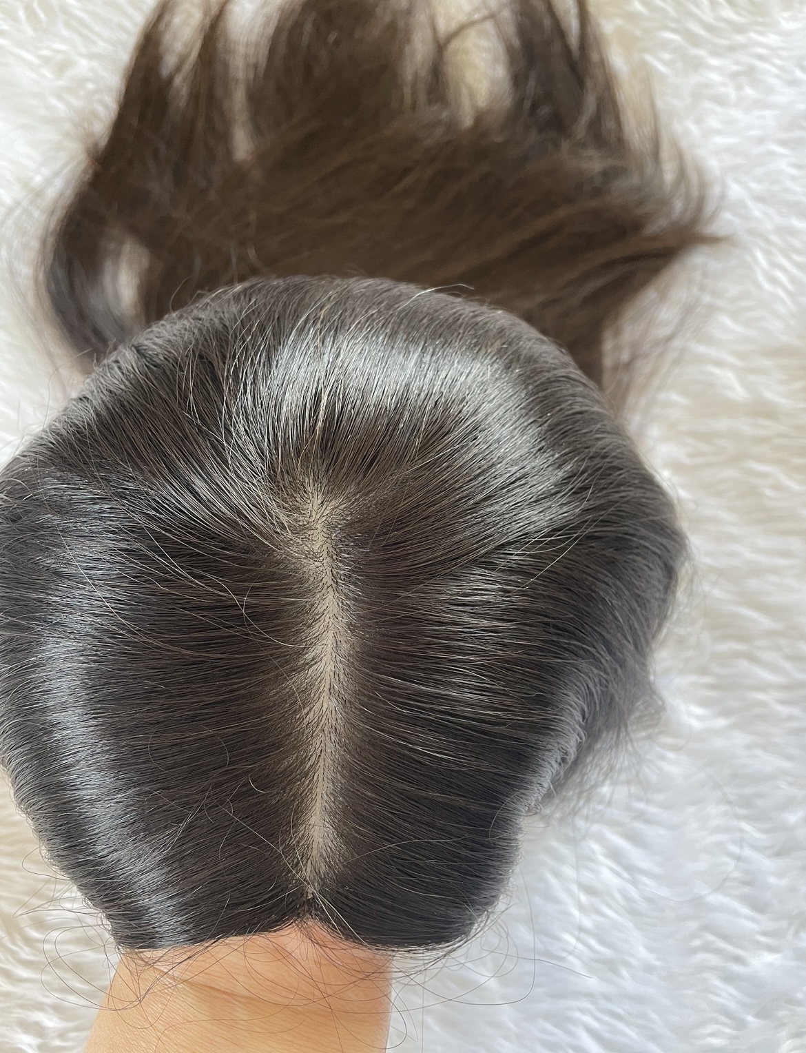 باروكة باربي 24 انش جذور دانتيل كاملة مع مقدمة حرير شعر طبيعي 100 %