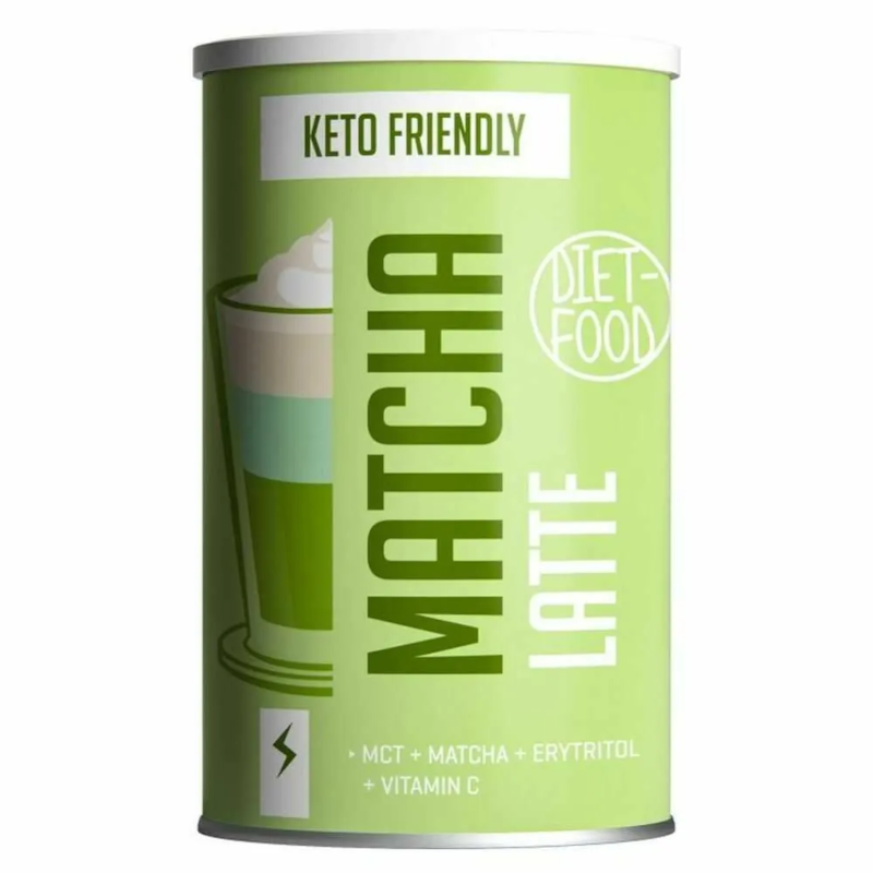  شاي ماتشا كيتو لاتيه للحمية الغذائية 300 جرام-Diet-Food Matcha Keto Latte Teas 300g 