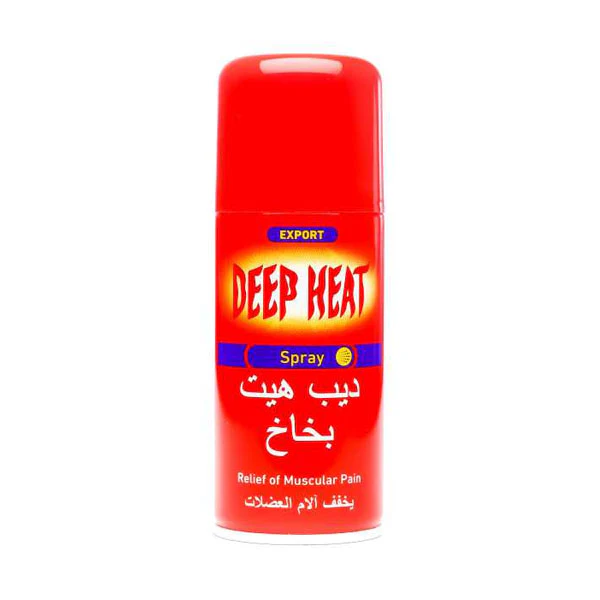  ديب هيت بخاخ لتخفيف آلام العضلات 150 مل-DEEP HEAT MUSCLE PAIN RELIEF SPRAY 150 ML 