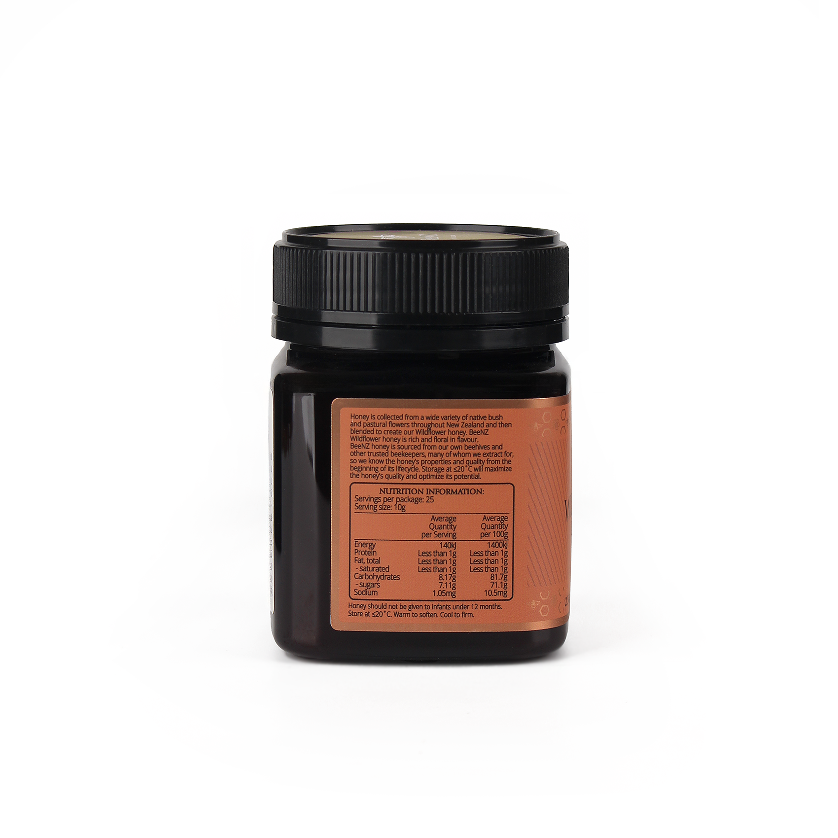  Wlidflower BeeNZ Honey 250 gm 