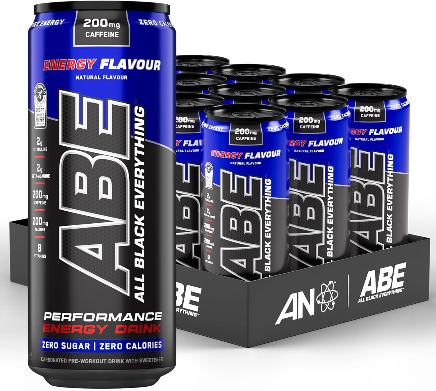  أبلايد نيوترشن آبي مشروب الطاقة 330 مل-APPLIED NUTRITION ABE ENERGY PERFORMANCE DRINK 330 ML 