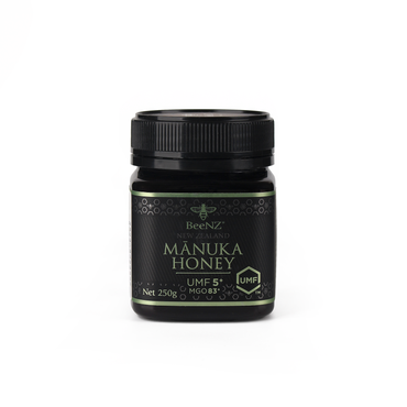   بينزعسل مانوكا نيوزيلندي UMF +5  طبيعي 250 جم - BeeNZ Manuka  Honey New Zealand UMF +5 250 g 