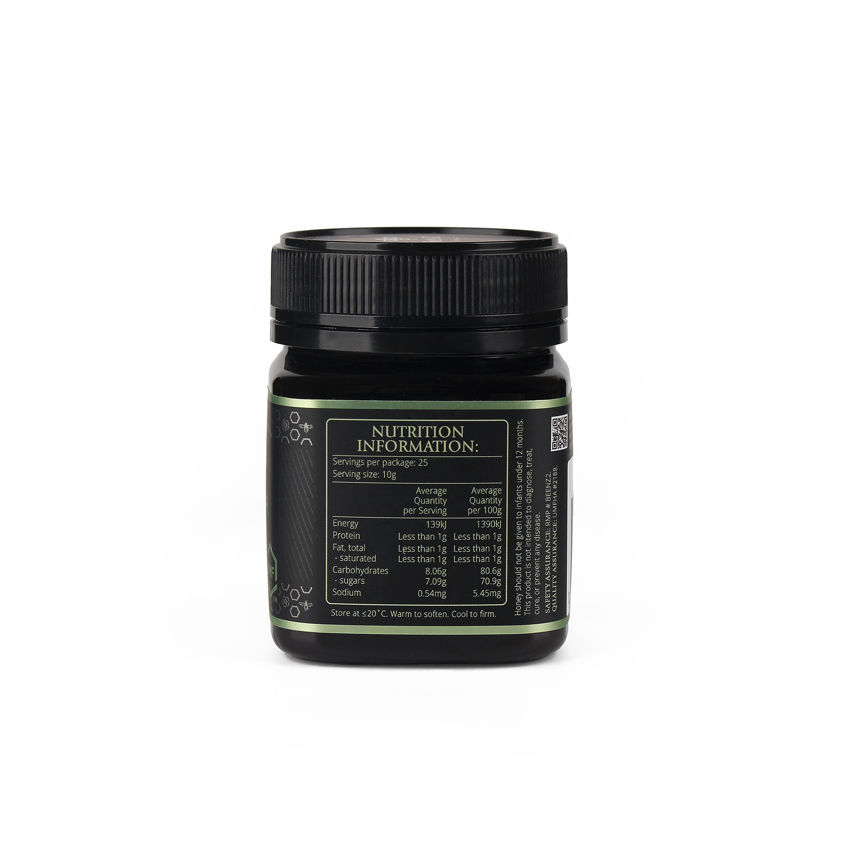   بينزعسل مانوكا نيوزيلندي UMF +5  طبيعي 250 جم - BeeNZ Manuka  Honey New Zealand UMF +5 250 g 