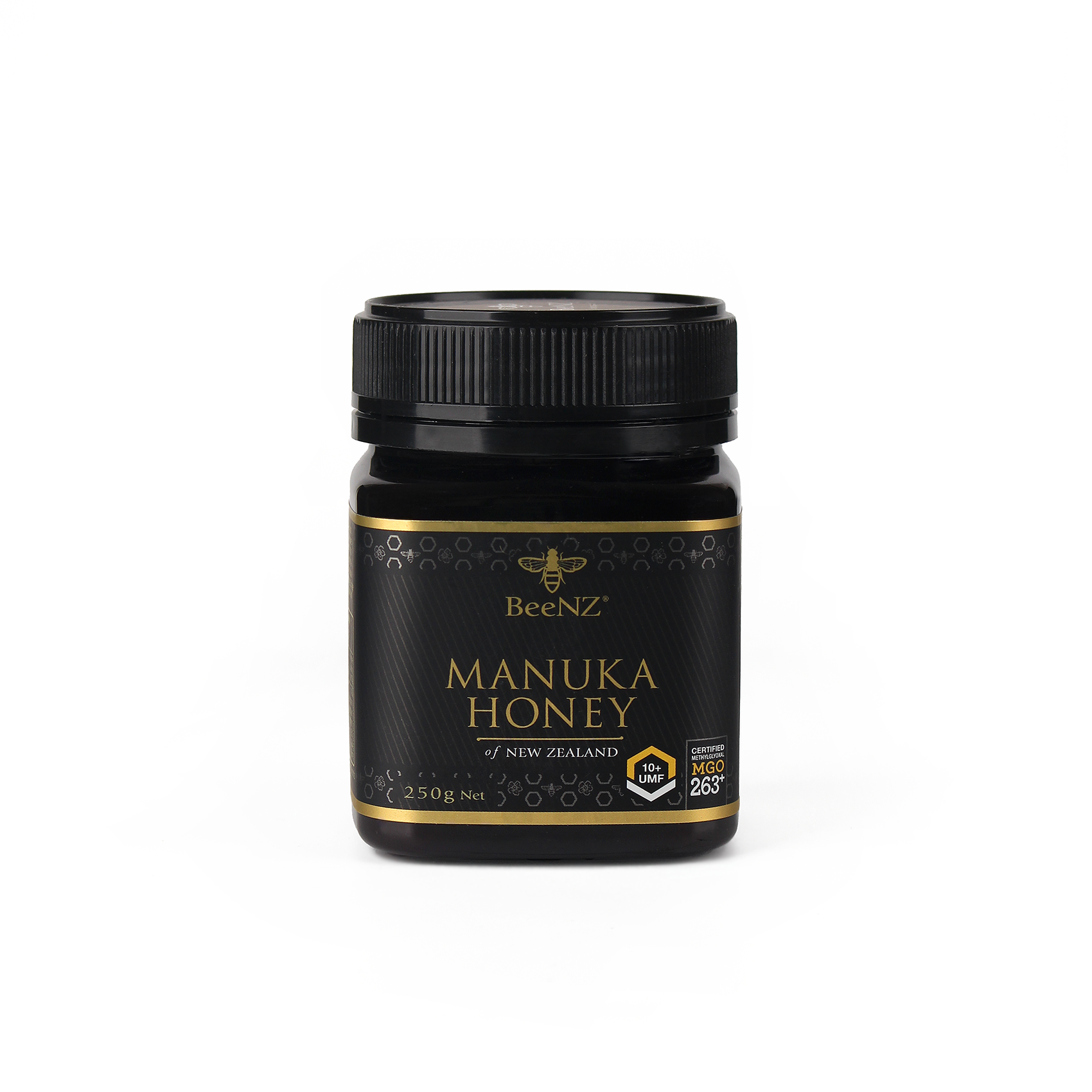   بينزعسل مانوكا نيوزيلندي UMF +10  طبيعي 250 جم - BeeNZ Manuka Honey New Zealand UMF +10 250 g 