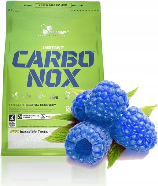  مسحوق كاربو نوكس من شركة أوليمب لابز، نكهة  التوت الازرق، 1 كجم-Olimp Labs Carbo NOX Powder, Raspberry Flavour, 1 kg 
