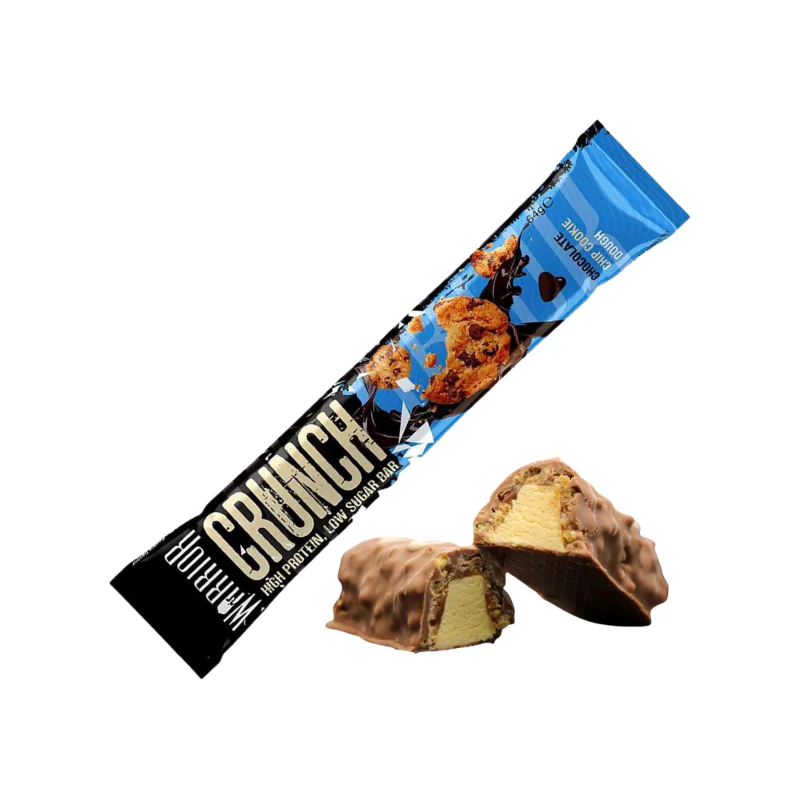  واريور كرانش  بروتين بار كوكيز و رقائق الشوكولاتة 64 جم-Warrior Crunch Protein Bar Cookies & Chocolate Chips 64g 