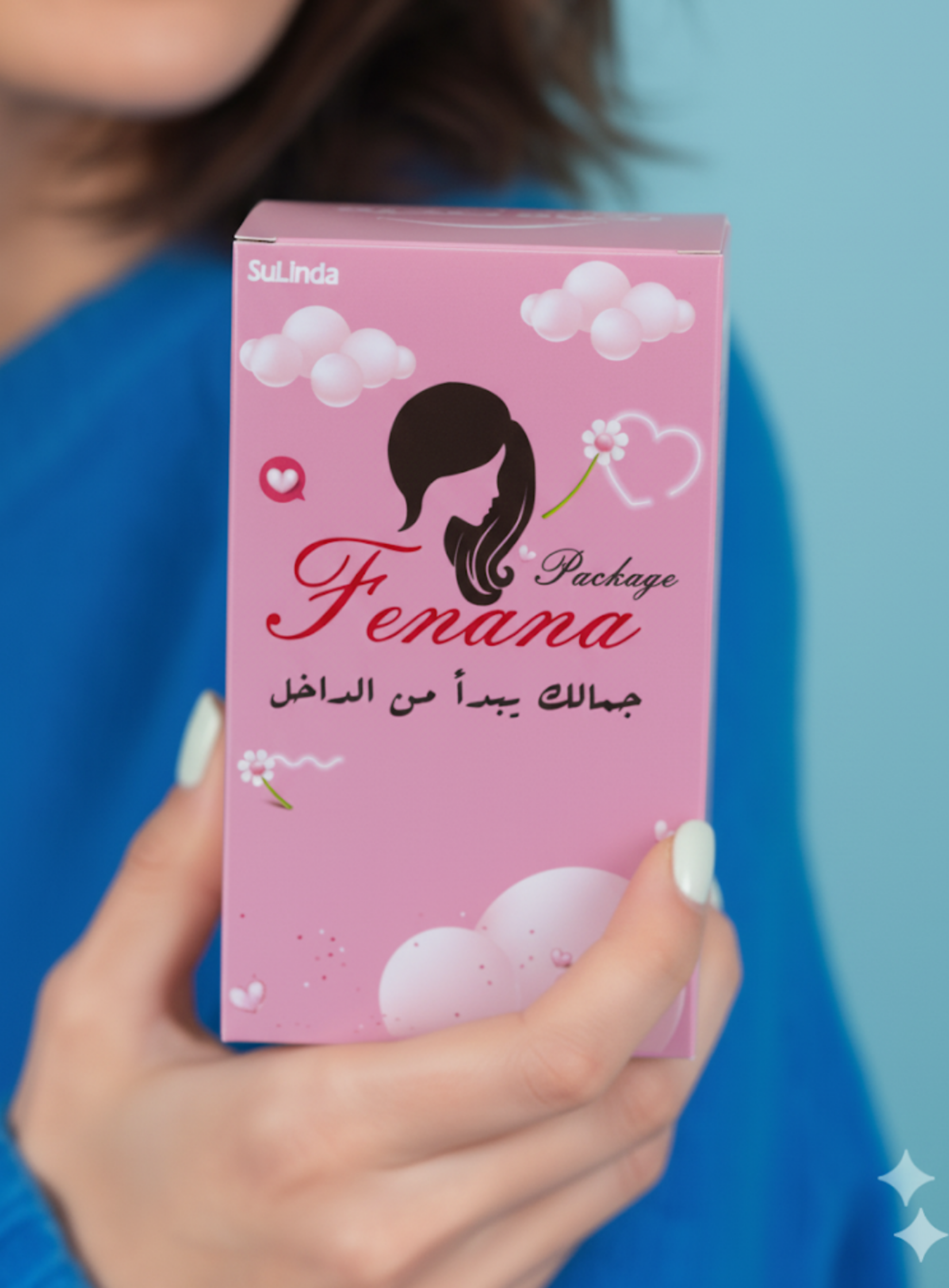  Fenana Package x2month Hair and Nails care  (Envy-folysira-glowline30 - selewell) 
