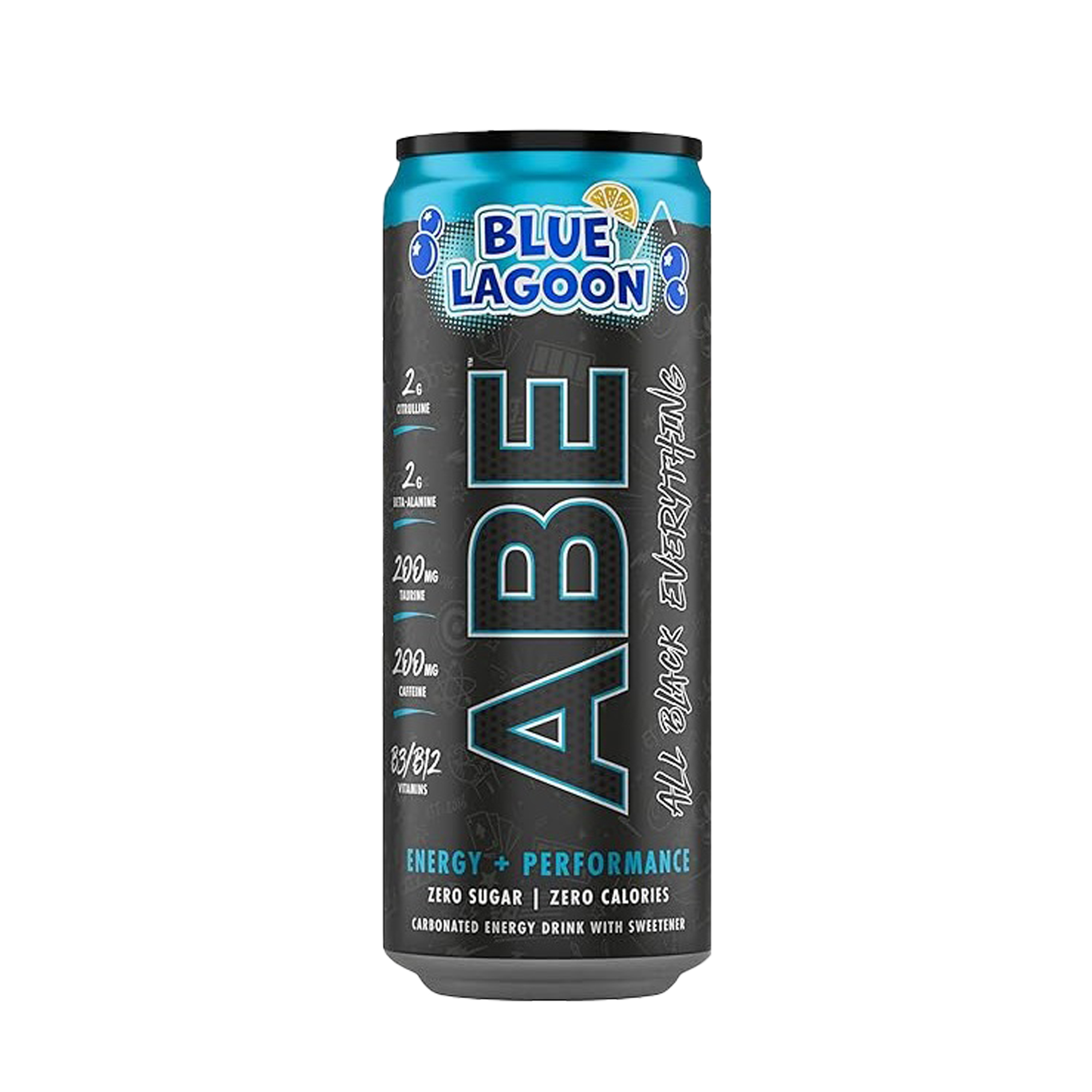  ابلايد نيوتريشن ايه بي أي مشروب الطاقة بنكهة البلو لاجون 330 مل - APPLIED NUTRITION ABE ENERGY DRINK BLUE LAGOON 330 ML 
