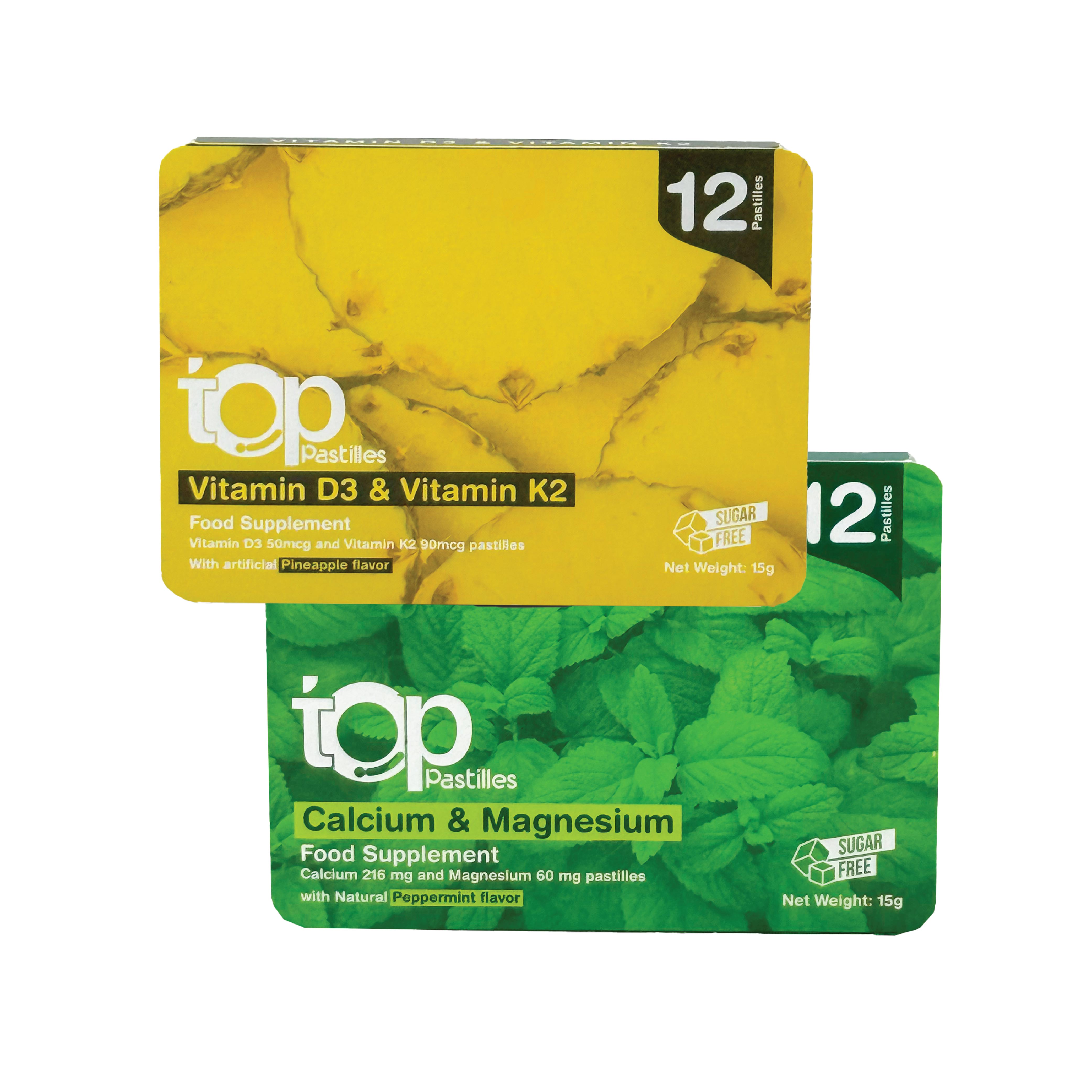  بكج مناعة البالغين 4 (توب كالسيوم ومغنيسيوم – توب فيتامين د3 وفيتامين ك2) - Adults Immunity 4 Package (Top Calcium & Magnesium – Top Vit D3 & Vit K2) 