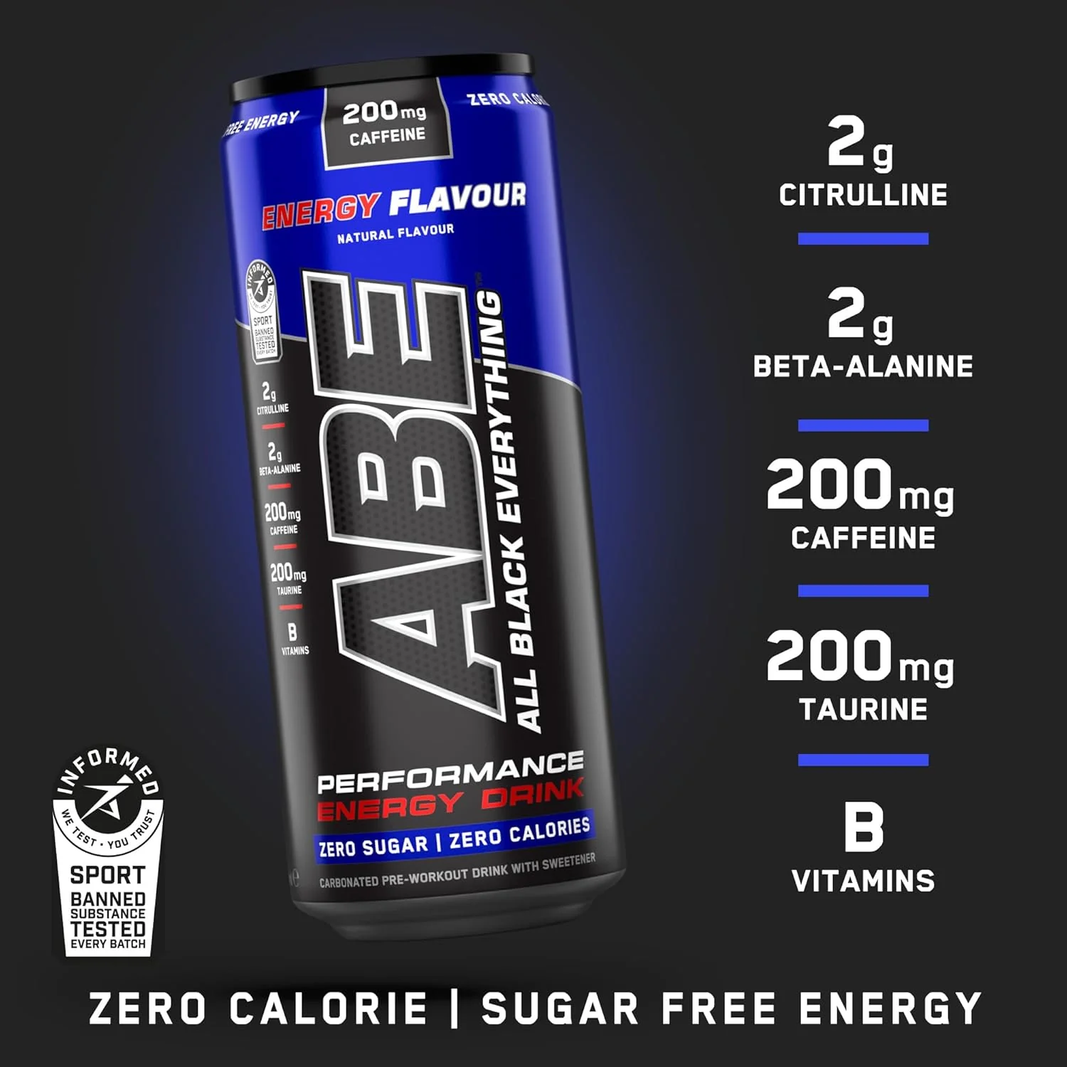  أبلايد نيوترشن آبي مشروب الطاقة 330 مل-APPLIED NUTRITION ABE ENERGY PERFORMANCE DRINK 330 ML 