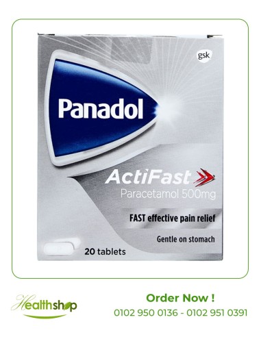  ﺑﺎﻧﺎﺩﻭﻝ ﺃﻛﺘﻴﻔﺎﺳﺖ 20 ﻗﺮﺹ--PANADOL ACTIFAST 20 TAB 