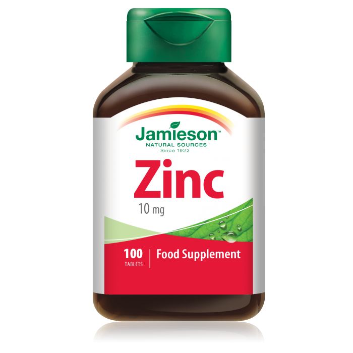  جاميسون زنك 10 مجم 100 قرص-JAMIESON ZINC 10  MG   100 TAB 