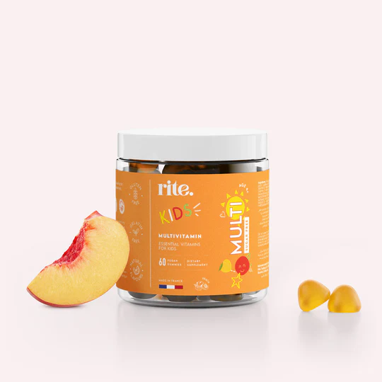  رايت قطع جيلاتينية فيتامينات متعددة خالية من السكر للأطفال 60 قطعة - Rite Kids Multivitamins Gummies 60 