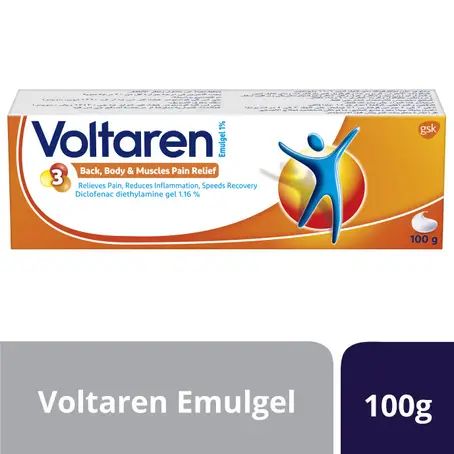  فولتارين إيمولجل موضعي لتخفيف الآلام والالتهابات 100 جم - Voltaren Emulgel Topical Pain and Inflammation Relief 100 g 