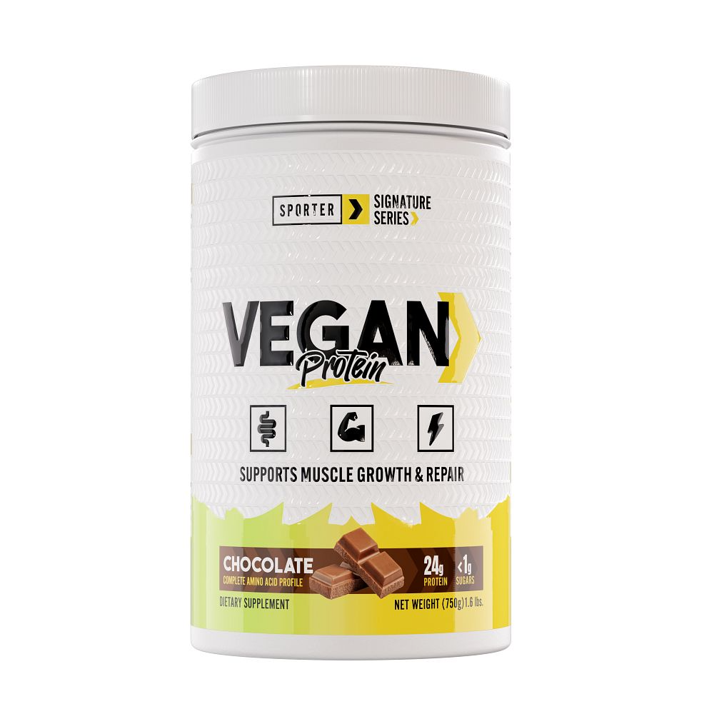  سبورتر - بروتين نباتي بنكهة الشيكولاتة Sporter - Vegan Protein with Chocolate Flavor-750g 