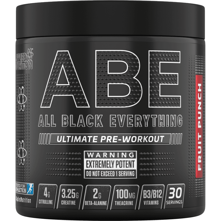  ابلايد نيوتريشن ورك اوت فروت بانش-  Applied Nutrition ABE Ultimate Pre- Workout Fruit Punch 30Serv 