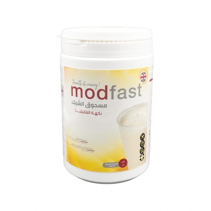  مودفاست بروتين بنكهة الفانيليا-MODFAST PLUS PROTEIN POWDER 300 GM VANILLA 