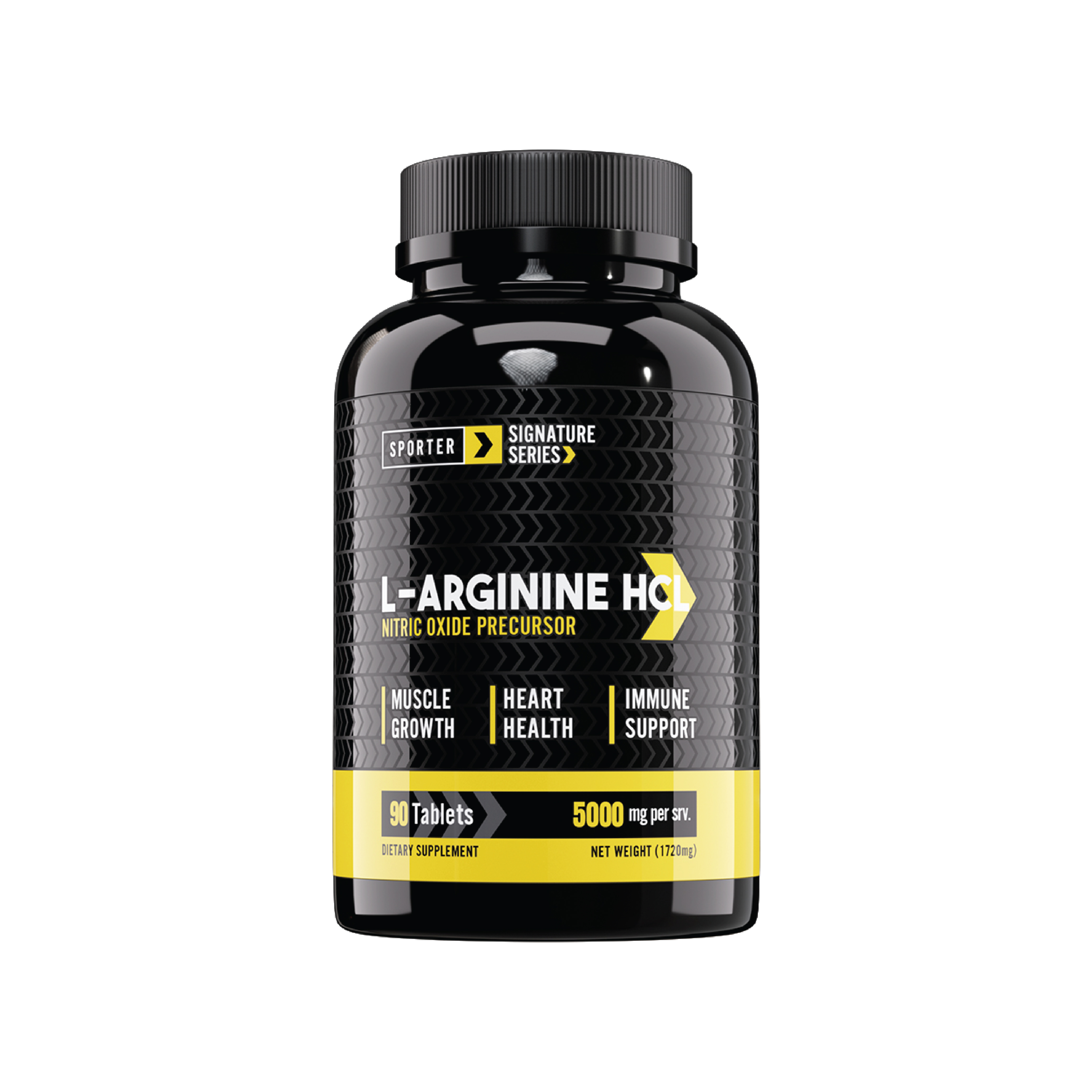  Sporter - L-Arginine 5000mg - Unflavored - 90 Tablets 