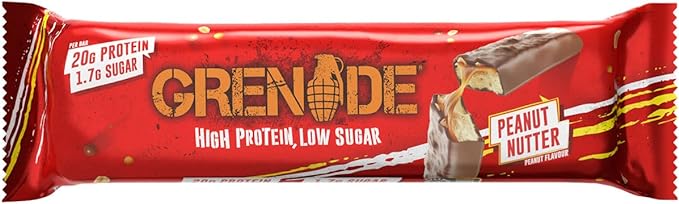  Grenade High Protein, Low Sugar Bar - Peanut Nutter 60gm 