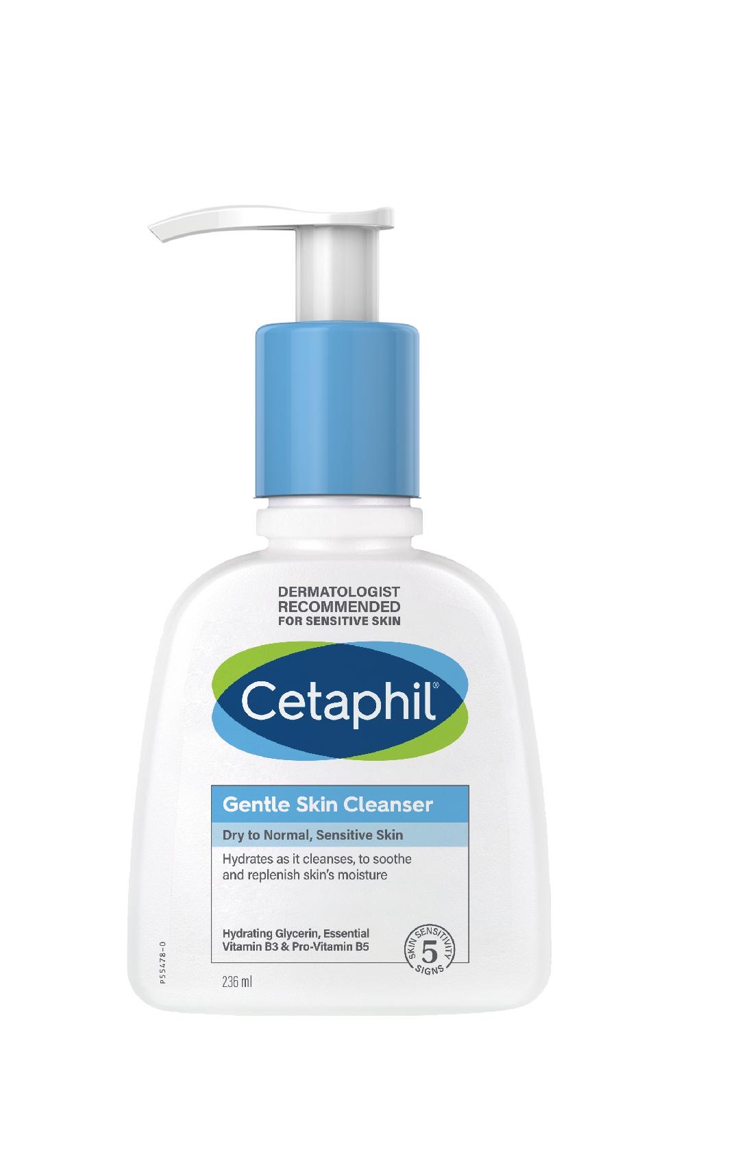  منظف سيتافيل للبشرة الجافة، 236 مل - CETAPHIL GENTLE SKIN CLEANSER 236ML 
