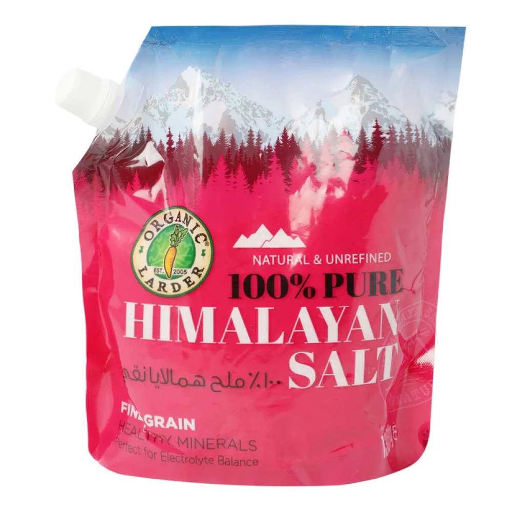  Organic Larder Himalayan Salt Natural and Unrefined 1300g 